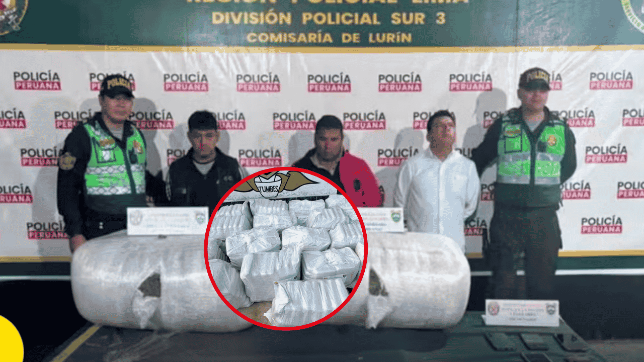 Tumbes: incautan 15 kilos de cocaína en control fronterizo y detienen a pasajero de bus