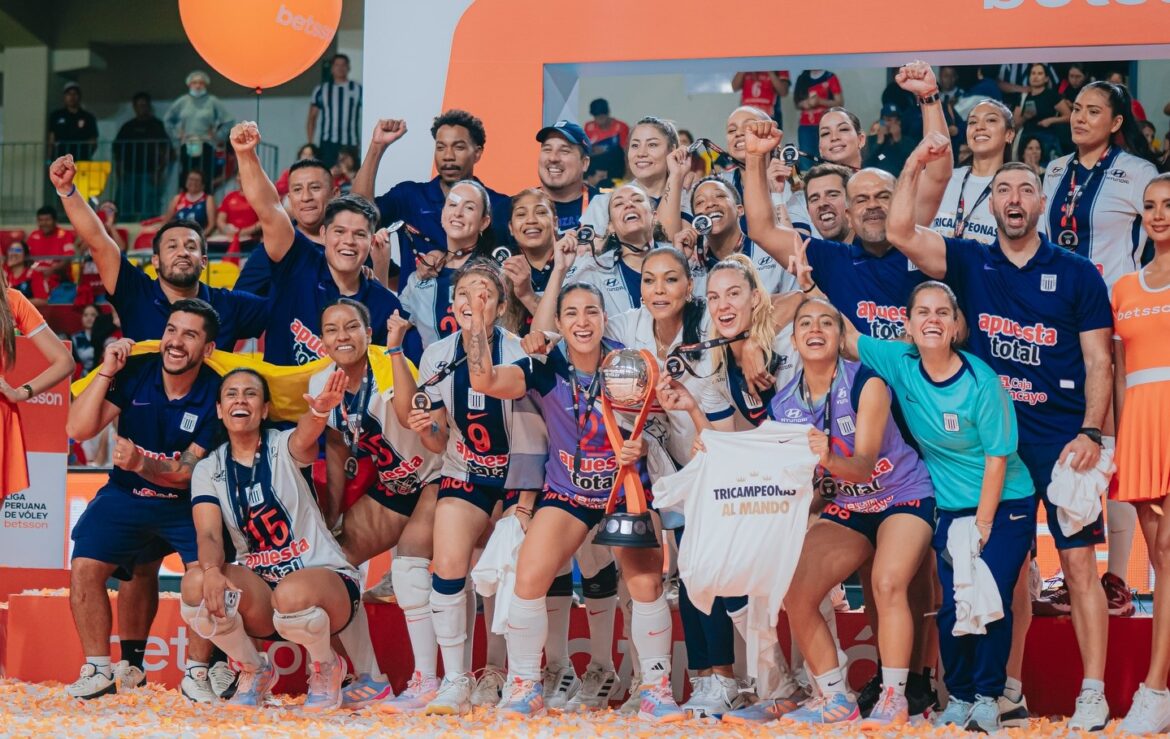 Alianza Lima se proclamó tricampeón de la Liga Peruana de Vóley (Foto: Alianza Lima Vóley)