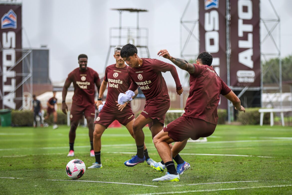 Los entrenamientos de Universitario previos al cotejo ante Sport Boys. (Foto: Universitario de Deportes)