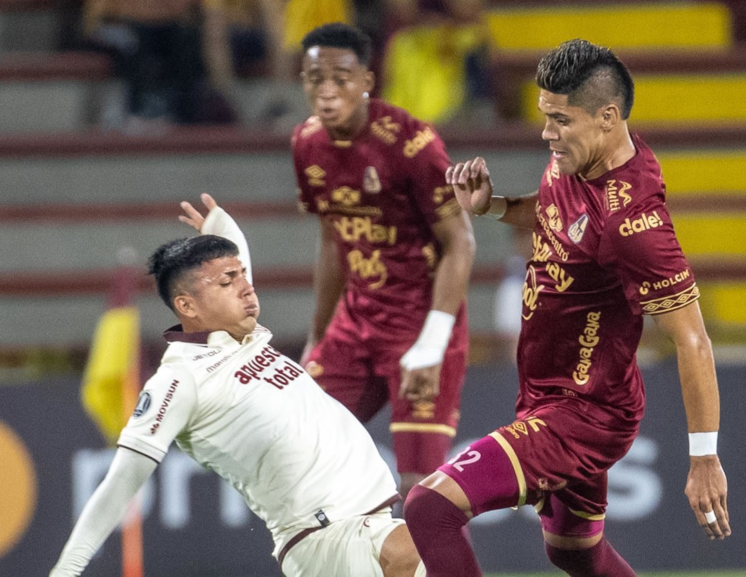 Universitario juega su final ante Deportes Tolima en la Copa Libertadores. (Foto: Universitario de Deportes)