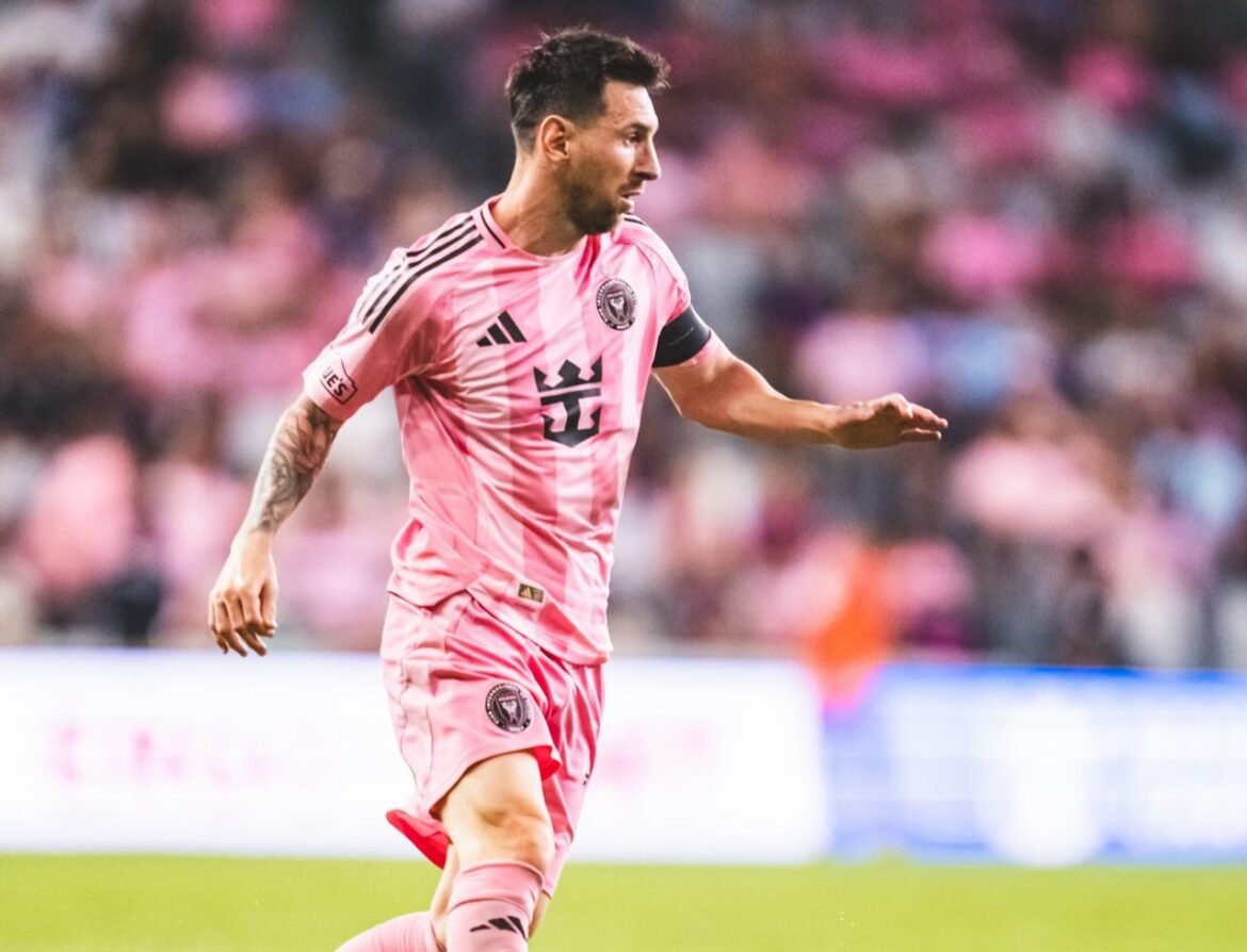 Lionel Messi salió al minuto 71 tras sentir un malestar en el último partido del Inter de Miami (Fuente: Inter Miami)