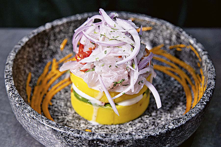 Plato de Causa Acevichada