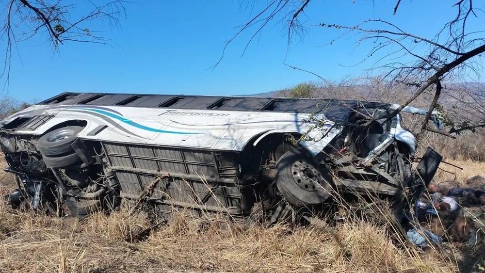 Accidente de bus Mexico