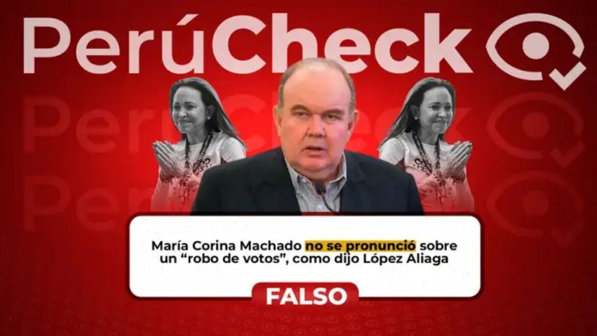 Rafael López Aliaga PerúCheck