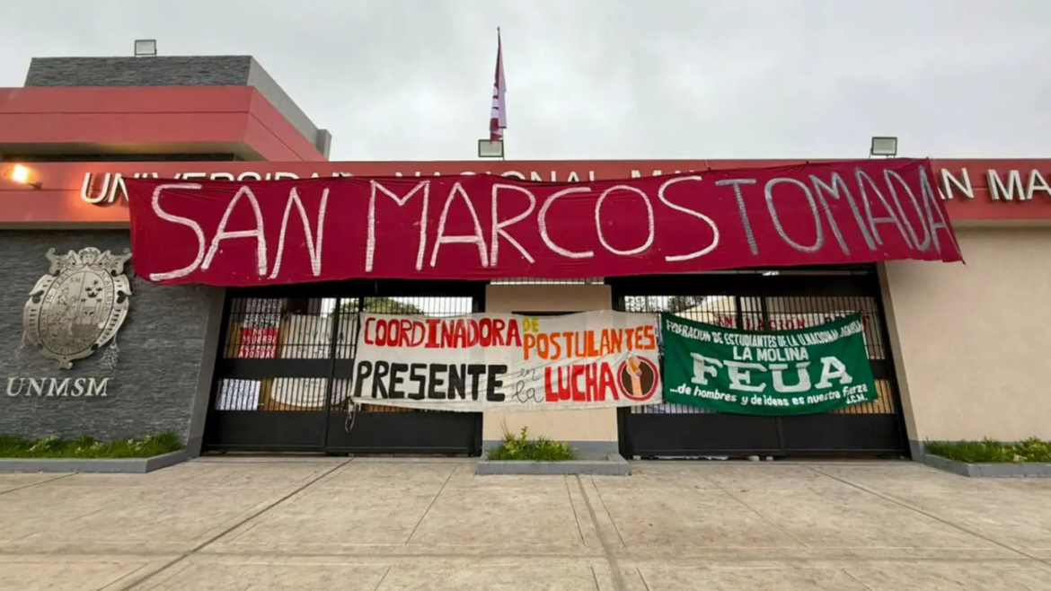 Toma de San Marcos: alumnos siguen en protesta.
