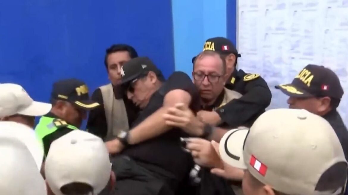 Mítin de Roberto Sánchez en Huaral