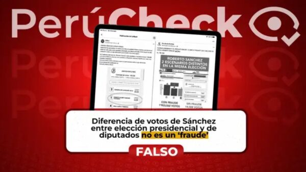 PerúCheck Roberto Sánchez