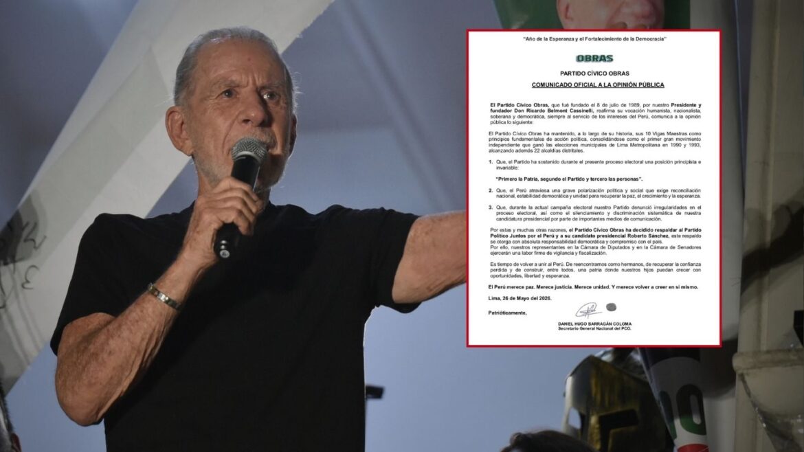 Ricardo Belmont Partido Cívico Obras