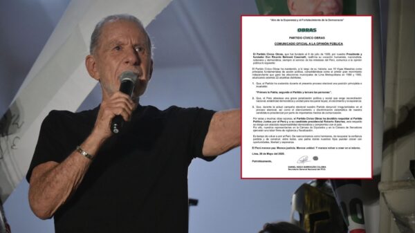 Ricardo Belmont Partido Cívico Obras