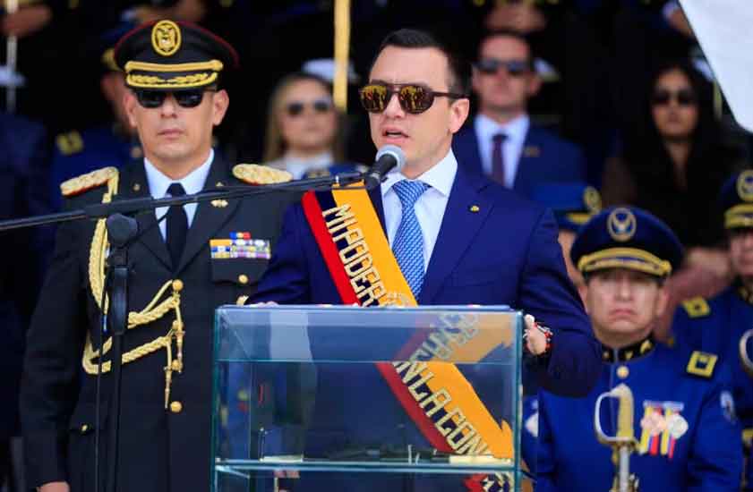 Daniel Noboa, presidente de Ecuador