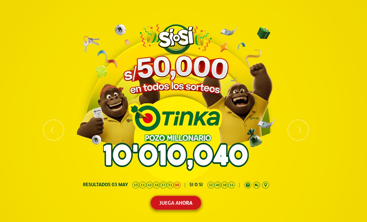 La Tinka: ¿A cuánto asciende el pozo millonario para el sorteo del 6 de mayo?
