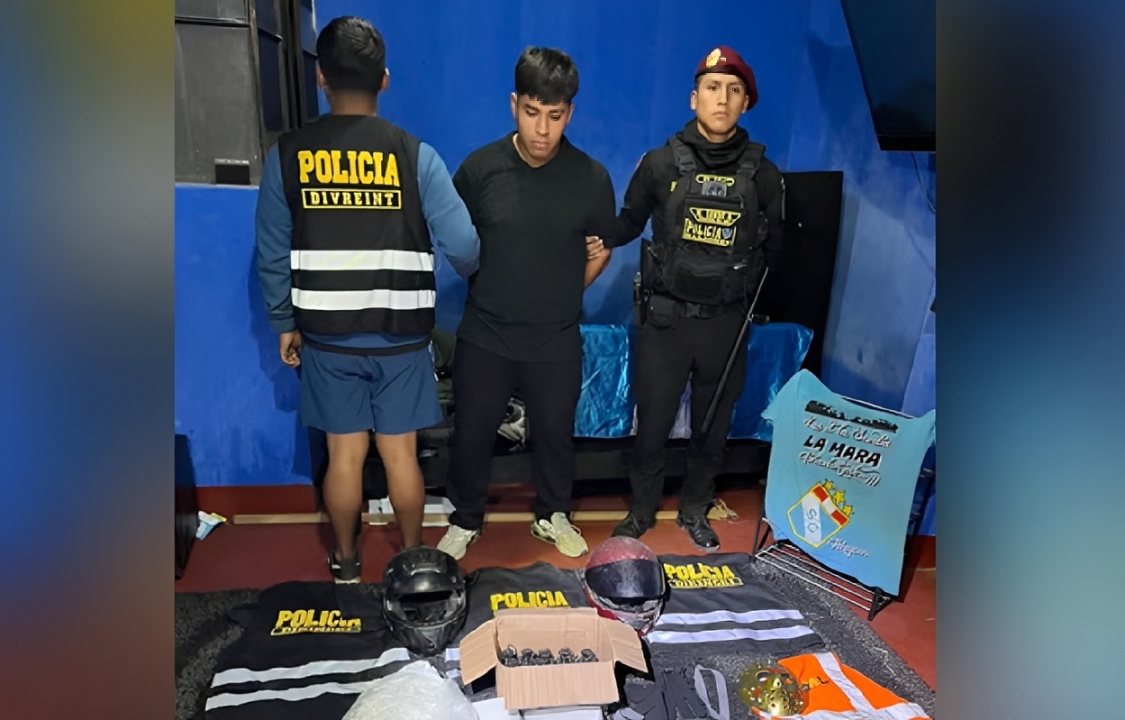 PNP captura en Huaycán a presunto extorsionador co