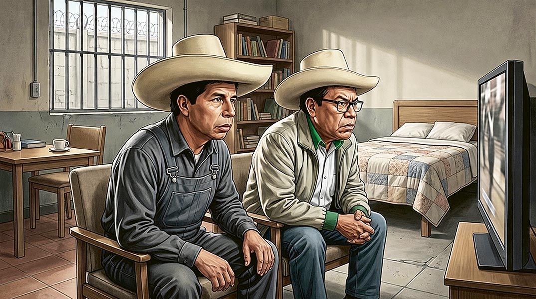 Animacion Pedro Castillo y Roberto Sanchez