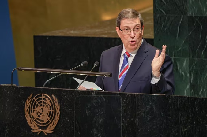 El ministro de Exteriores de Cuba, Bruno Rodríguez.