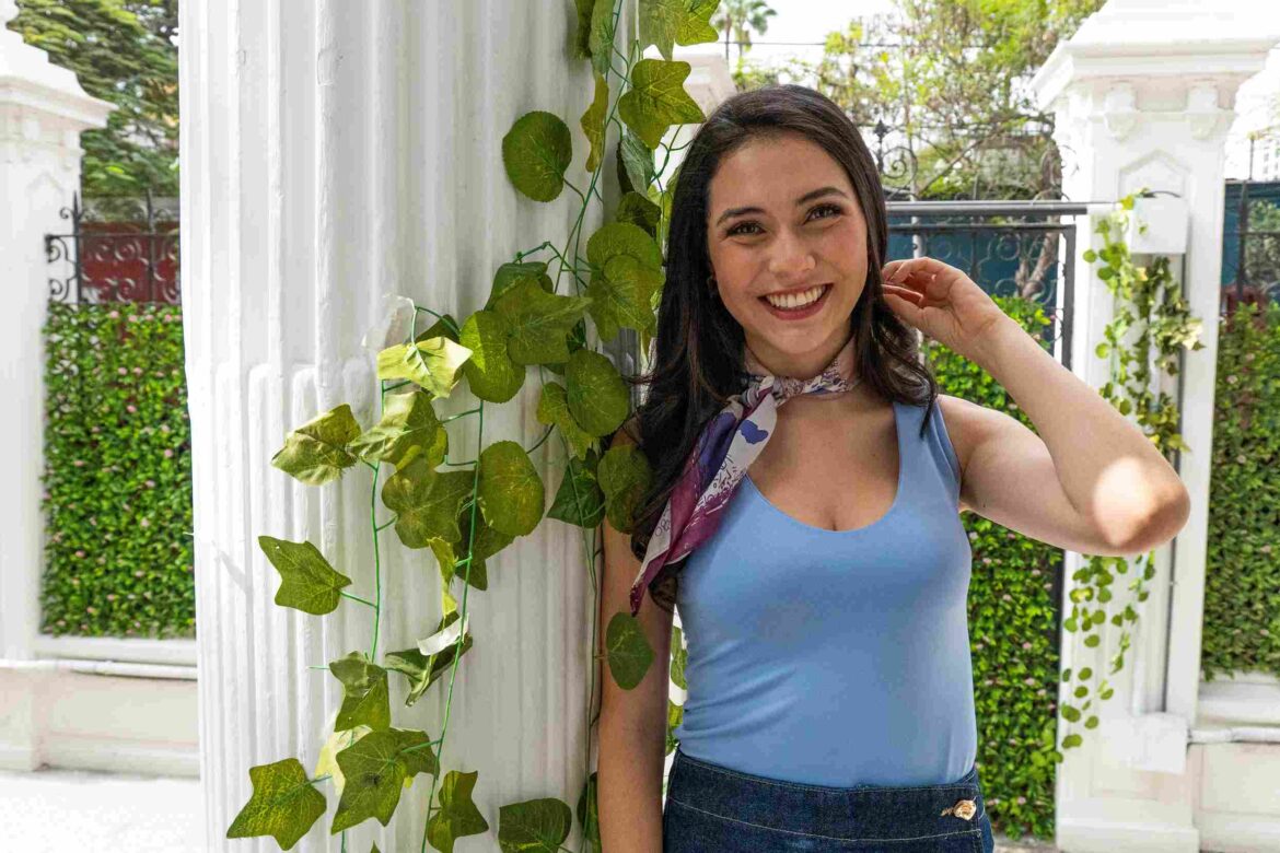 Daniela Olaya, actriz en la telenovela “Señora Destino”.