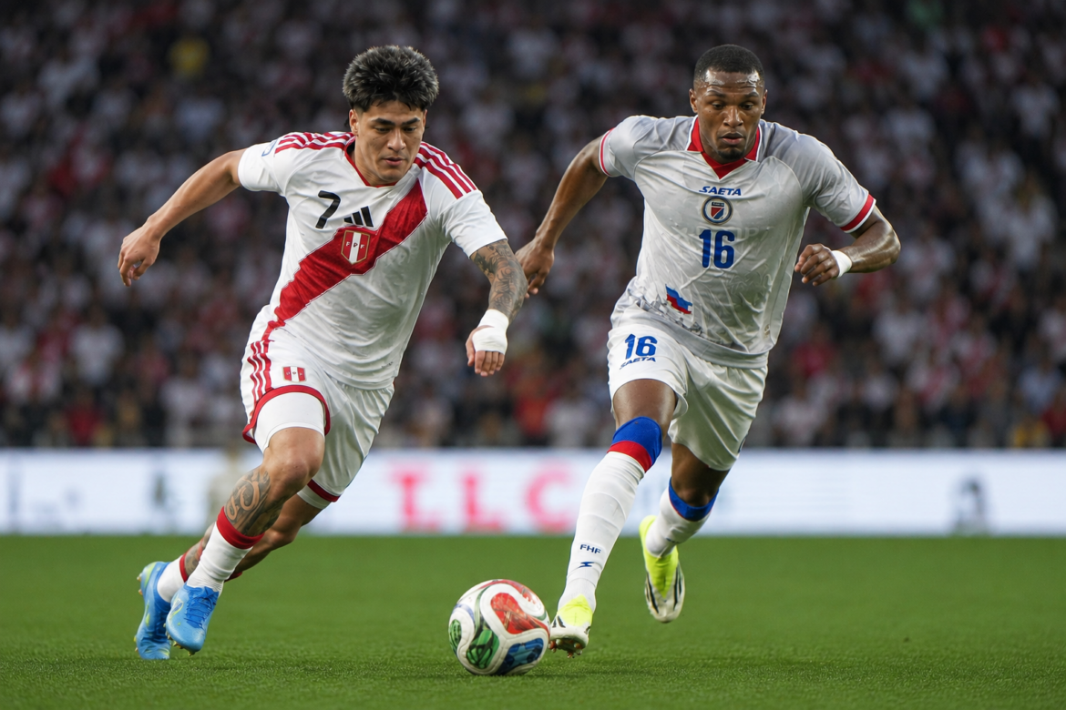 Kenji Cabrera estará en el once titular de Perú ante Haití. (Foto editada)