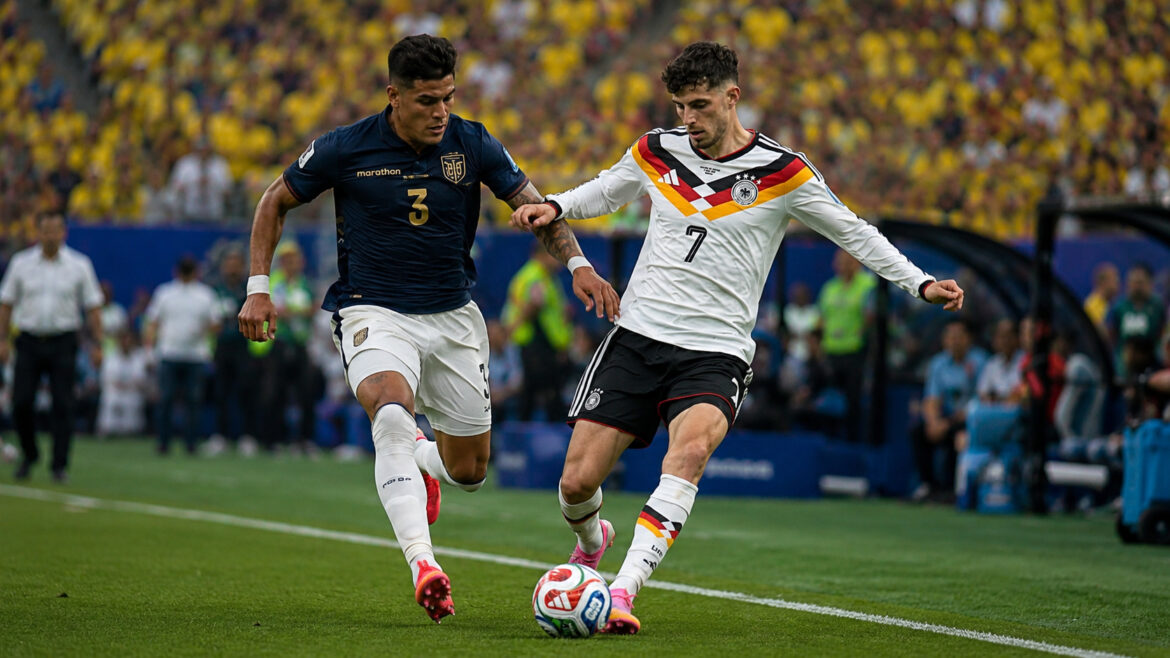 Ecuador enfrenta a Alemania por el Mundial 2026. (Foto editada)