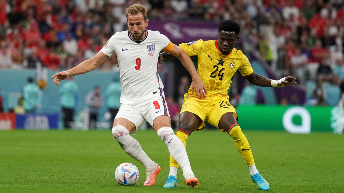 Inglaterra enfrenta a Ghana en la segunda jornada del Mundial. (Foto editada)