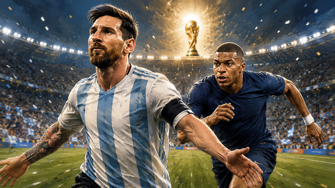 Lionel Messi es el máximo goleador del Mundial, por ahora. (Foto editada)
