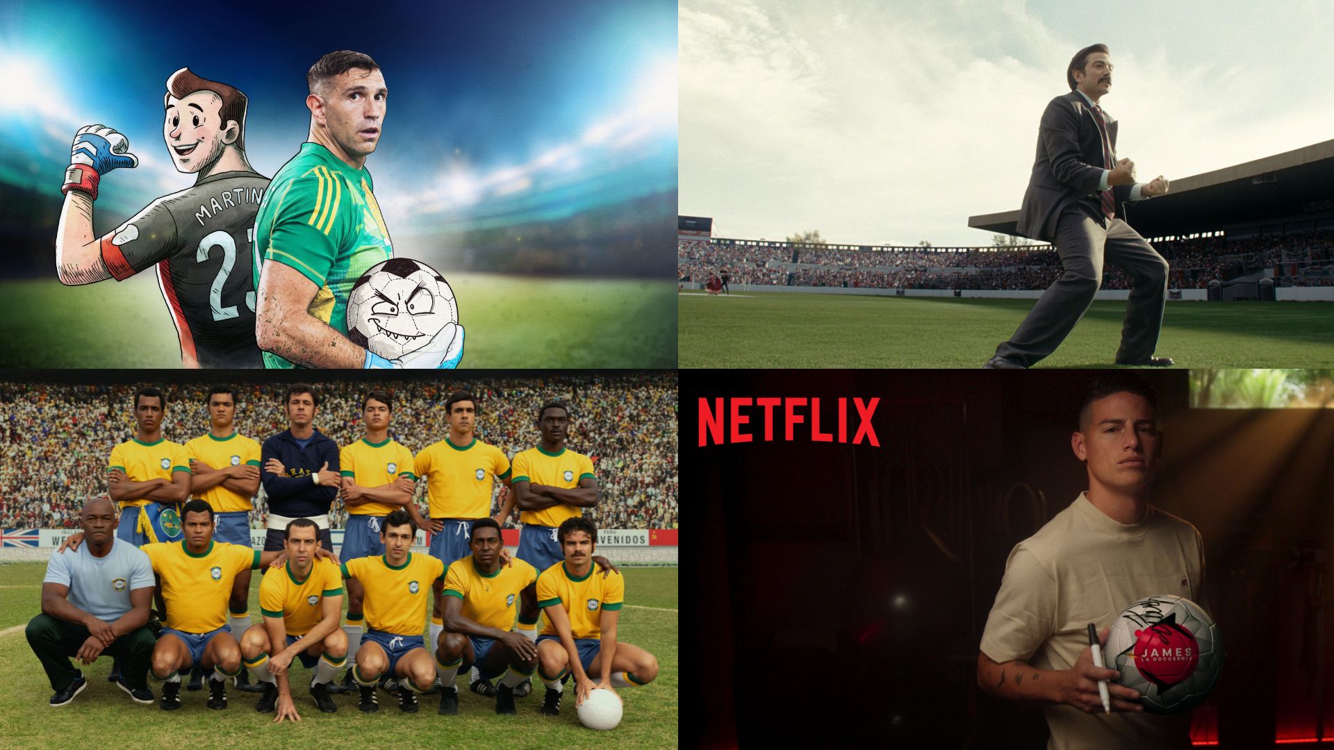 Netflix calienta el Mundial con historias de fútbol