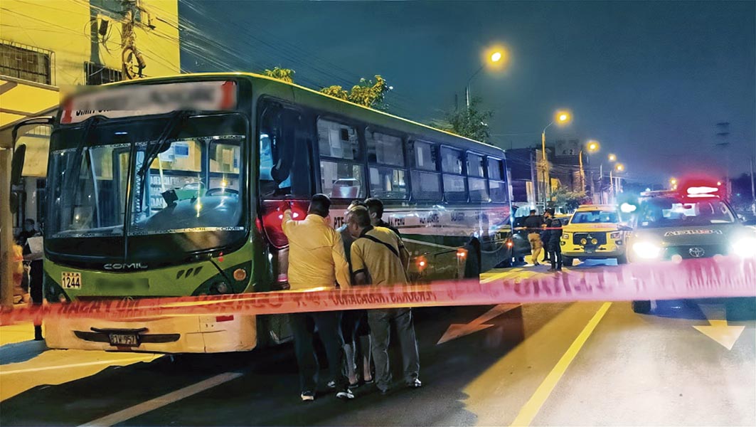Simón Gómez, conductor de ETUPSA 73, fue asesinado en San Martín de Porres horas antes de las elecciones.