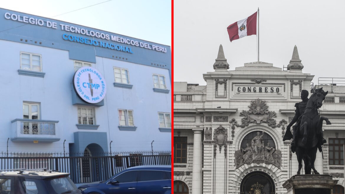 El Colegio de Tecnólogos Médicos del Perú pide al Congreso desistir de la aprobación del proyecto de ley N.º 713/2021-CR. Foto: composición Caretas