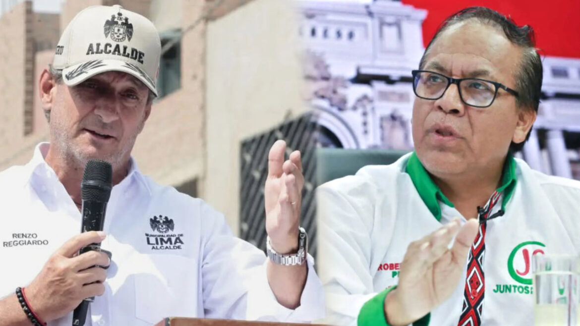 Roberto Sánchez se dirigió al alcalde Renzo Reggiardo tras ser impedido de realizar su cierre de campaña en el Centro de Lima.