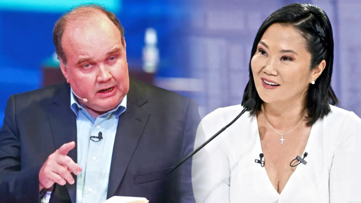 Rafael López Aliaga brinda apoyo a Keiko Fujimori en elecciones. Foto: composición Caretas/Andina