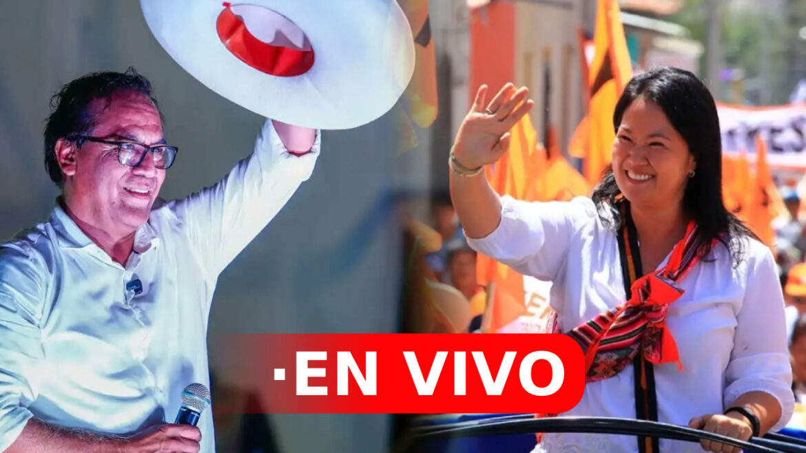 Roberto Sánchez y Keiko Fujimori realizan sus cierres de campaña en Lima EN VIVO hoy, 4 de junio. Foto: composición Caretas