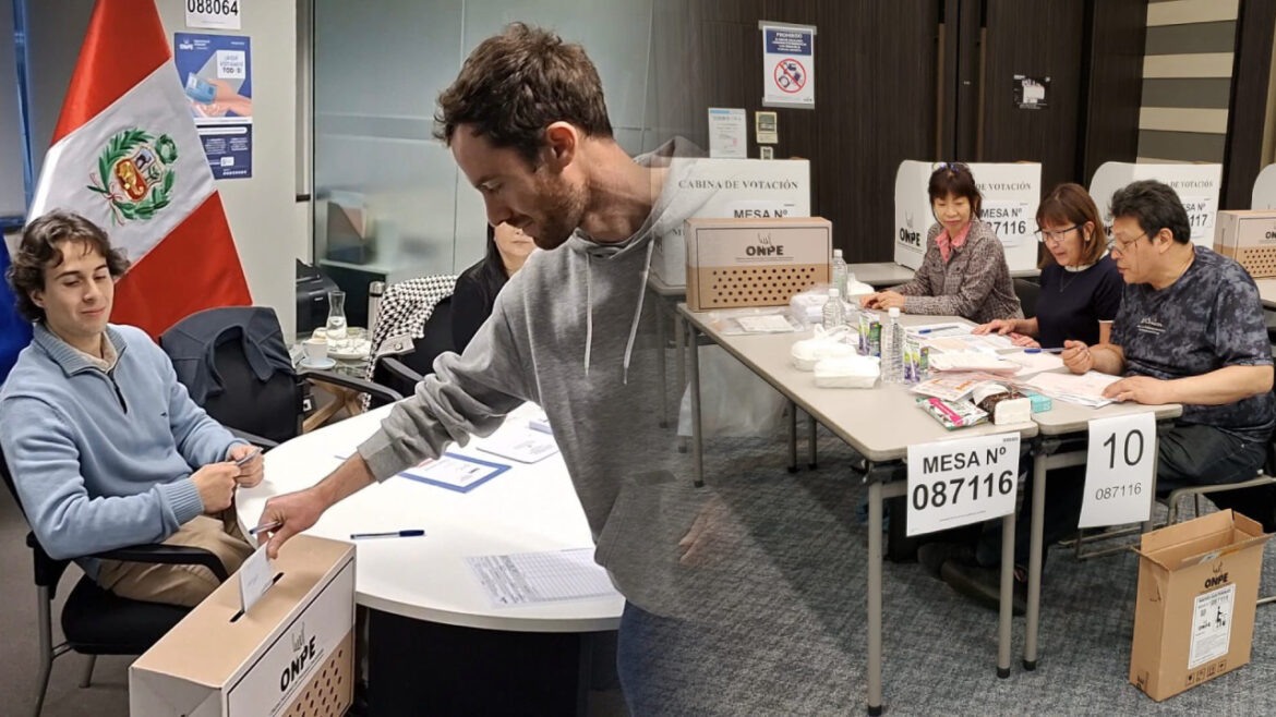 Peruanos en el extranjero participaron de la segunda vuelta 2026. Foto: composición Caretas