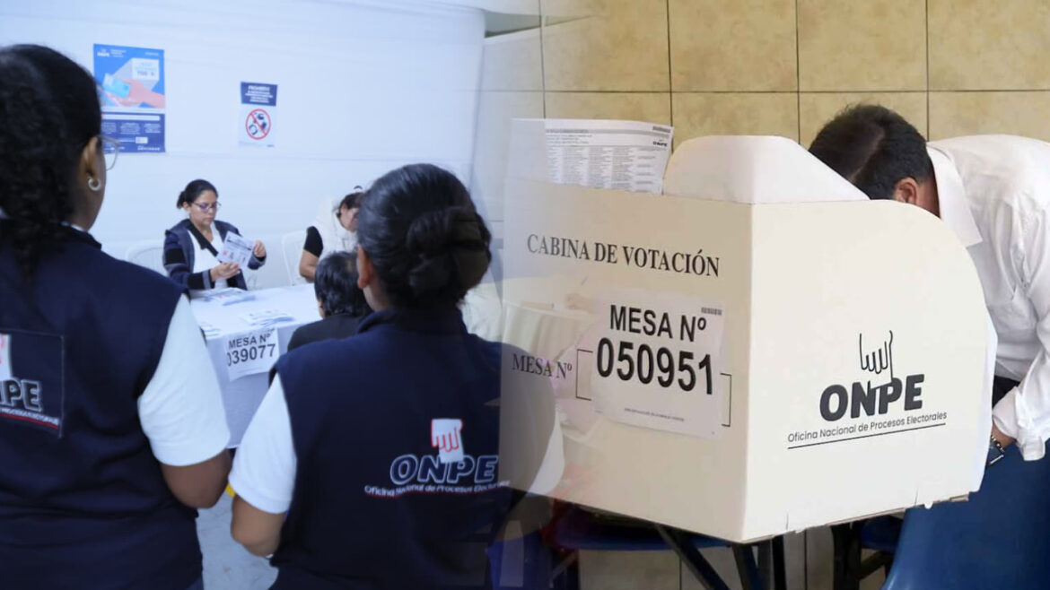 ONPE comparte el conteo de votos de la segunda vuelta en tiempo real.