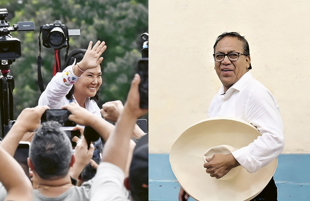 Keiko Fujimori y Roberto Sánchez