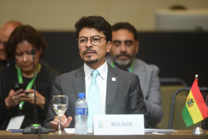 ministro de Exteriores de Bolivia, Fernando Aramayo
