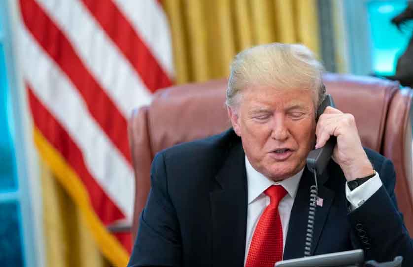 Trump asegura que llamará a Netanyahu para que no devuelva e