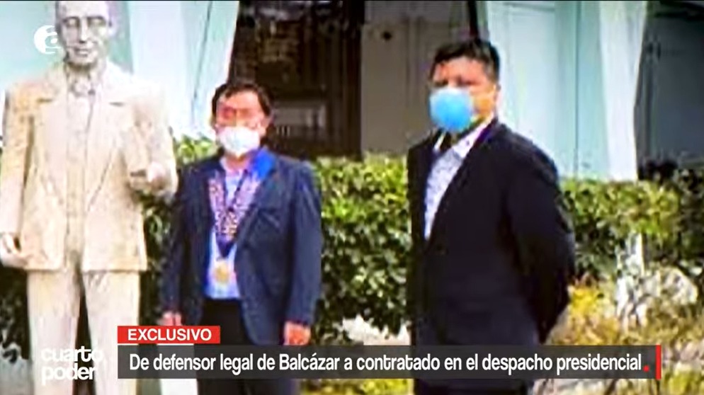José María Balcázar y Odar Jimmy Cornejo Custodio.