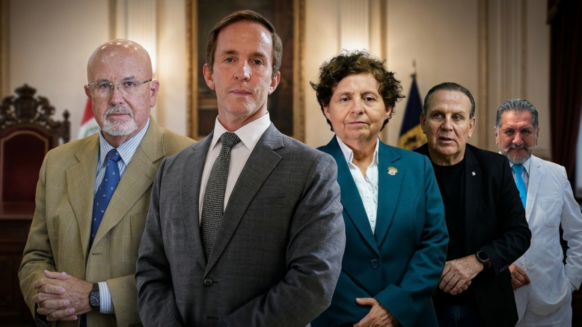 La última encuesta define las posiciones y el protagonismo de los principales aspirantes a la Alcaldía de Lima. Foto: composición Caretas