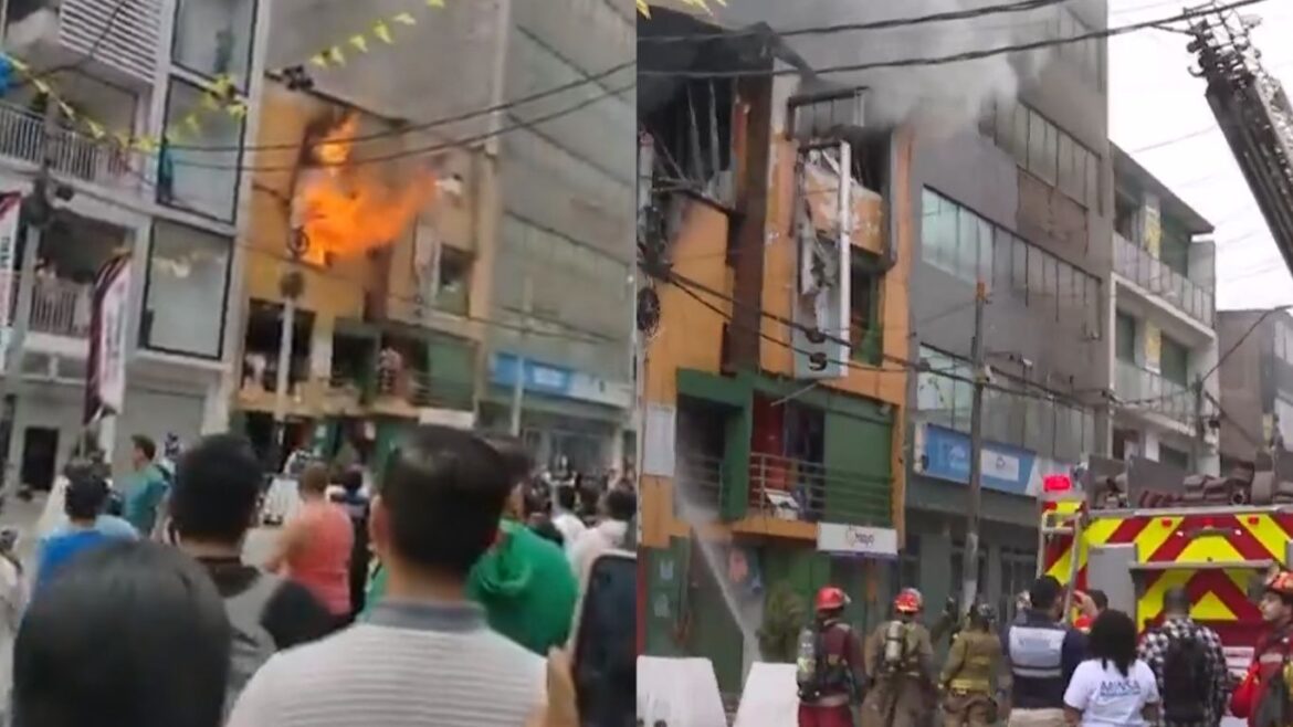 Incendio en Gamarra