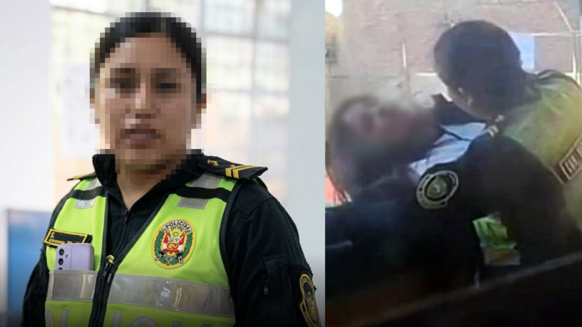 Policía ahorca a una menor en colegio de San Martín de Porres.