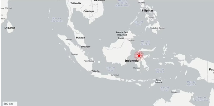 Terremoto en Indonesia