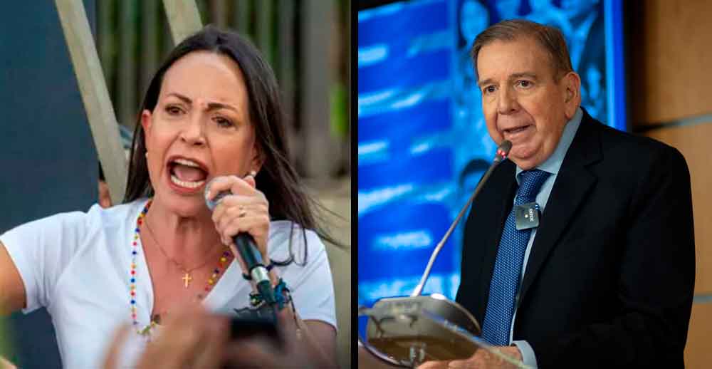 María Corina Machado y Edmundo Gonzalez - apoyo internacional