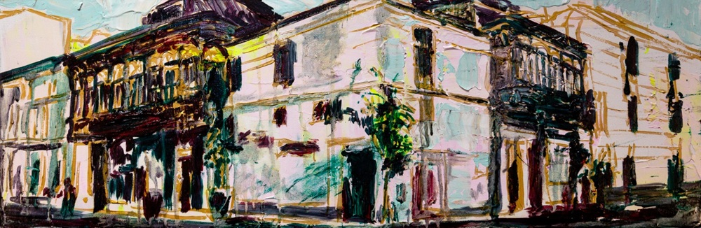 Hotel España. Óleo sobre lienzo