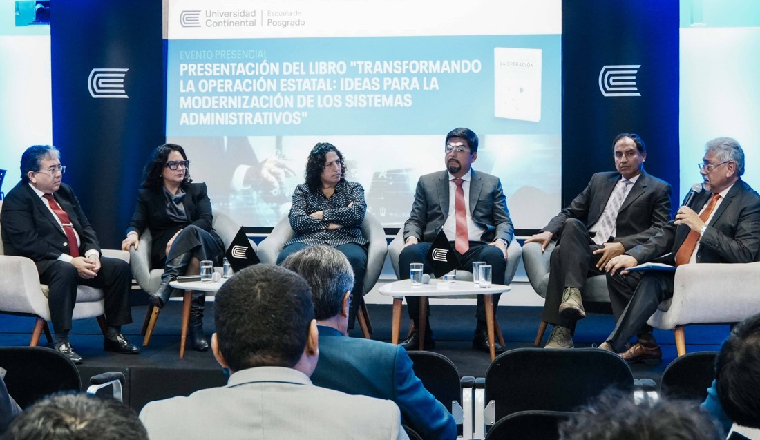 Expertos dieron sus opiniones en materia de reforma del Estado. (Foto: Universidad Contienental)