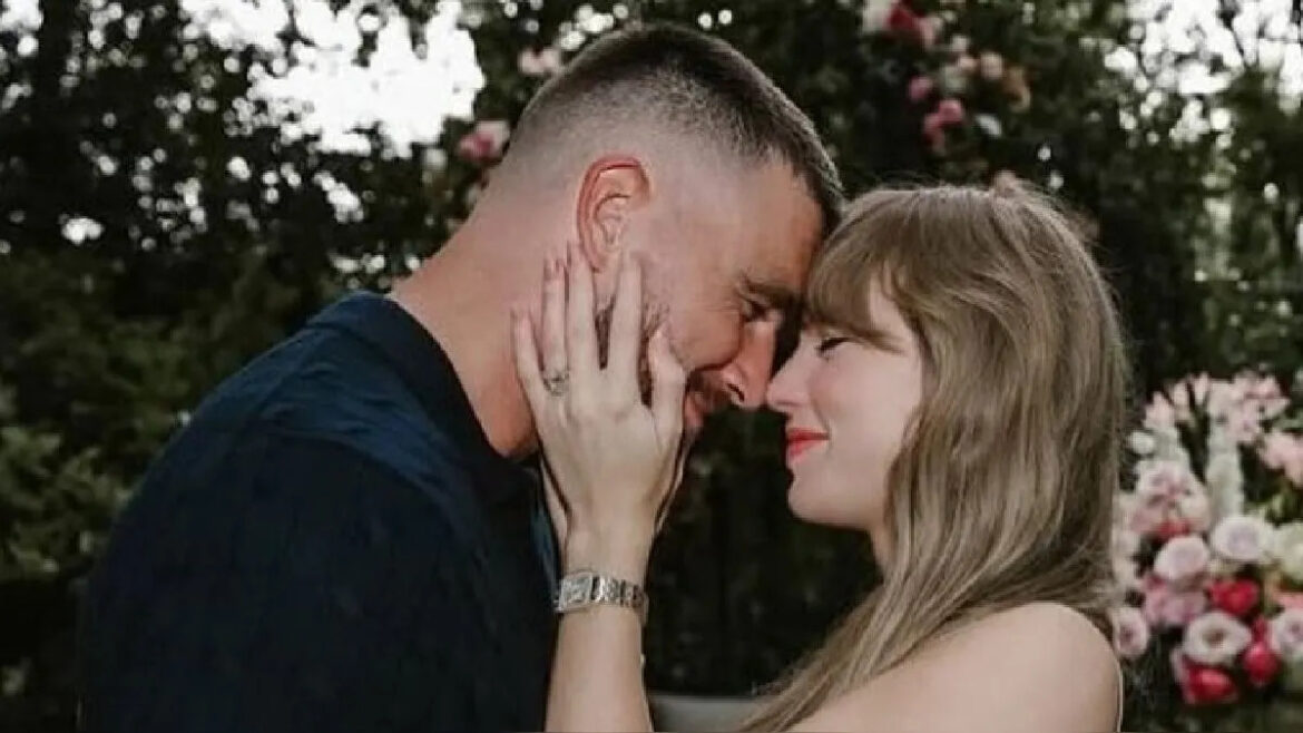Taylor Swift y Travis Kelce durante su boda en el Madison Square Garden de Nueva York, en una ceremonia que reunió a figuras del entretenimiento y la NFL.