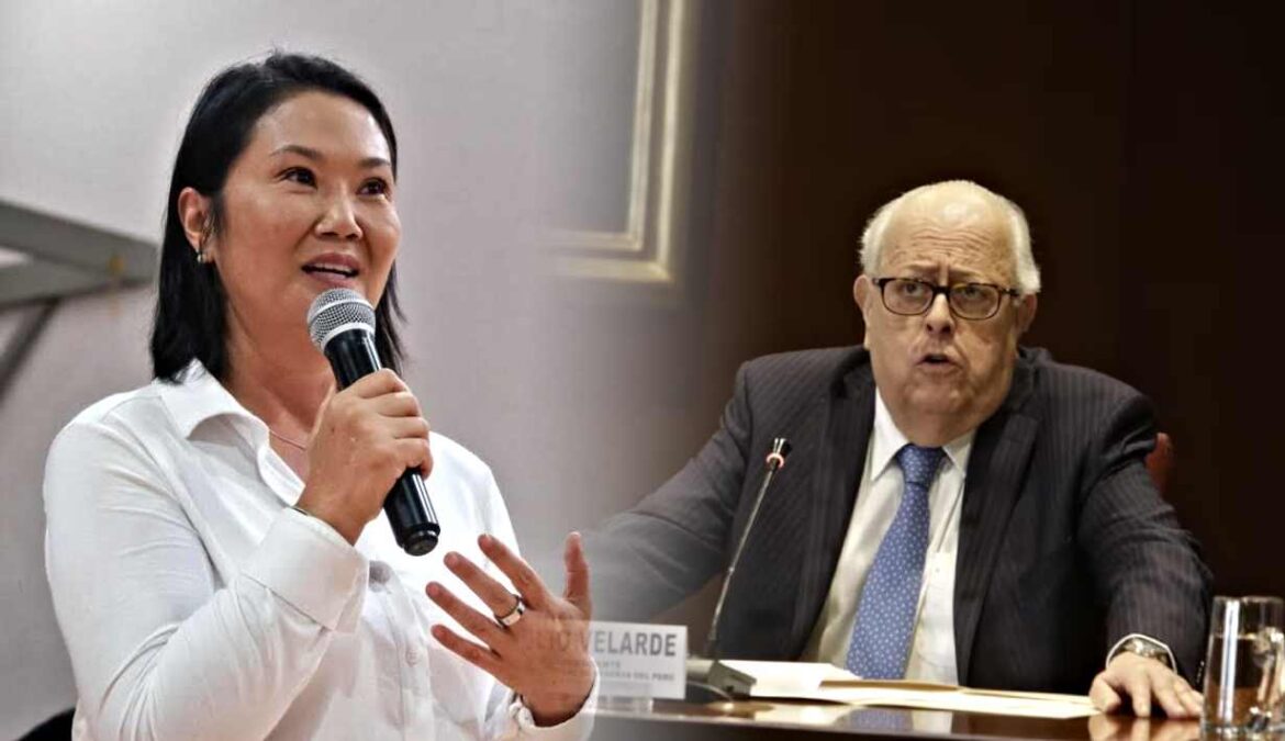 Keiko Fujimori y Julio Velarde