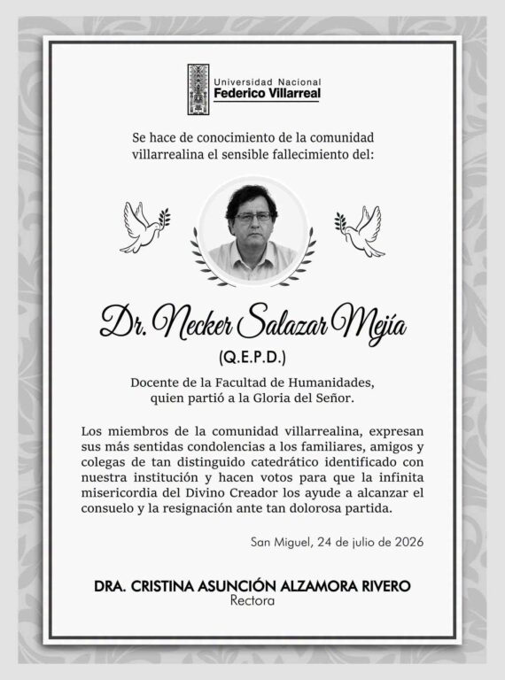 El profesor Necker Salazar falleció este viernes 24 de julio.