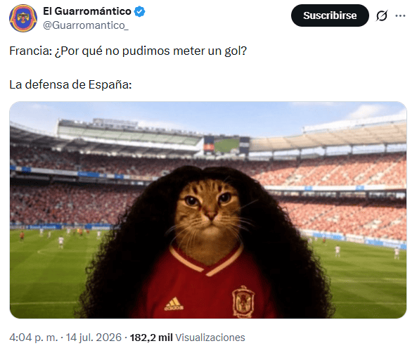 Memem sobre la defensa de España frente a Francia.