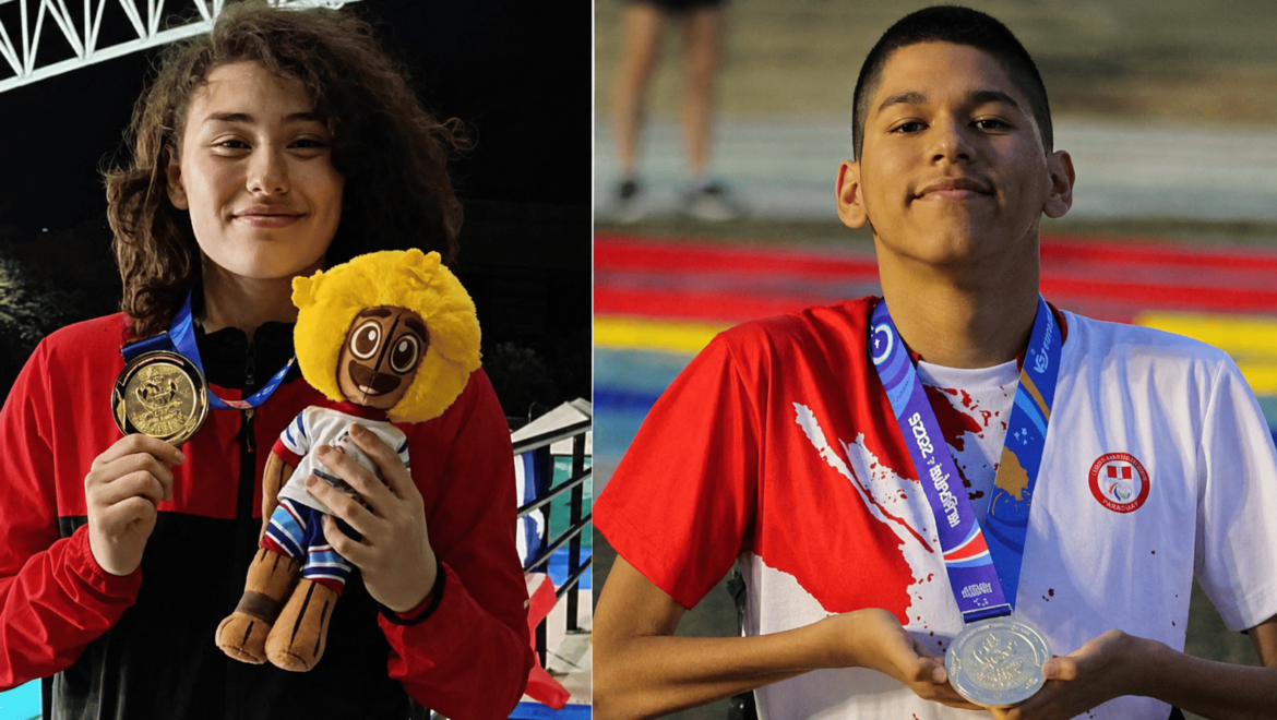 Micaela Apaéstegui e Isaías Sono ganaron medallas de oro para Perú en los Juegos Parasuramericanos Valledupar 2026. (Foto: Instituto Peruano del Deporte)