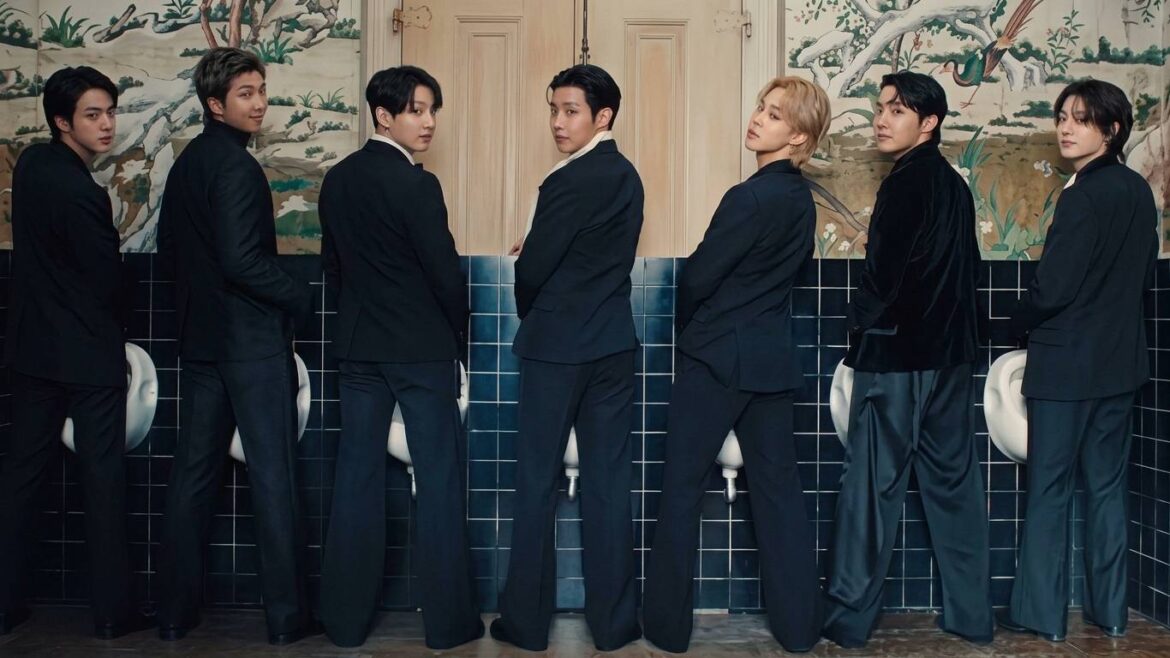 Integrantes de BTS en escenas del videoclip de ‘NORMAL’, segundo sencillo de su álbum ‘ARIRANG’.