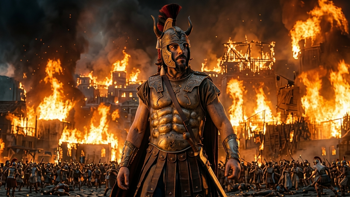 Imagen promocional de Odysseus: The Fall, la película creada con inteligencia artificial inspirada en La Odisea.