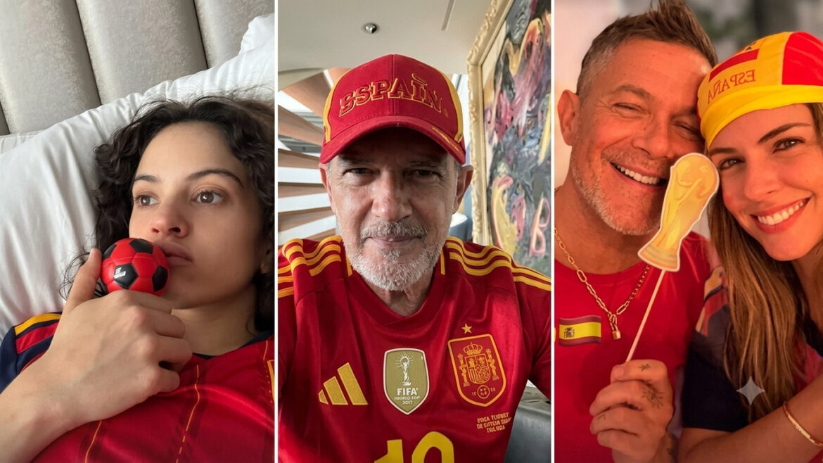 Famosos españoles y mexicanos reaccionan al triunfo de España en la final del Mundial 2026.